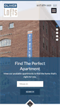 Mobile Screenshot of liveoliverlofts.com